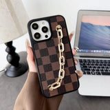 Tunde Store Louis Vuitton Chain-Accent Designer iPhone Cases
