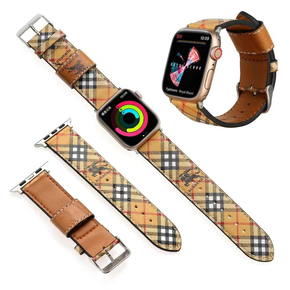 Tunde Store Louis Vuitton Durable Leather Watch Band 38/40/41/42/44/45/49 mm
