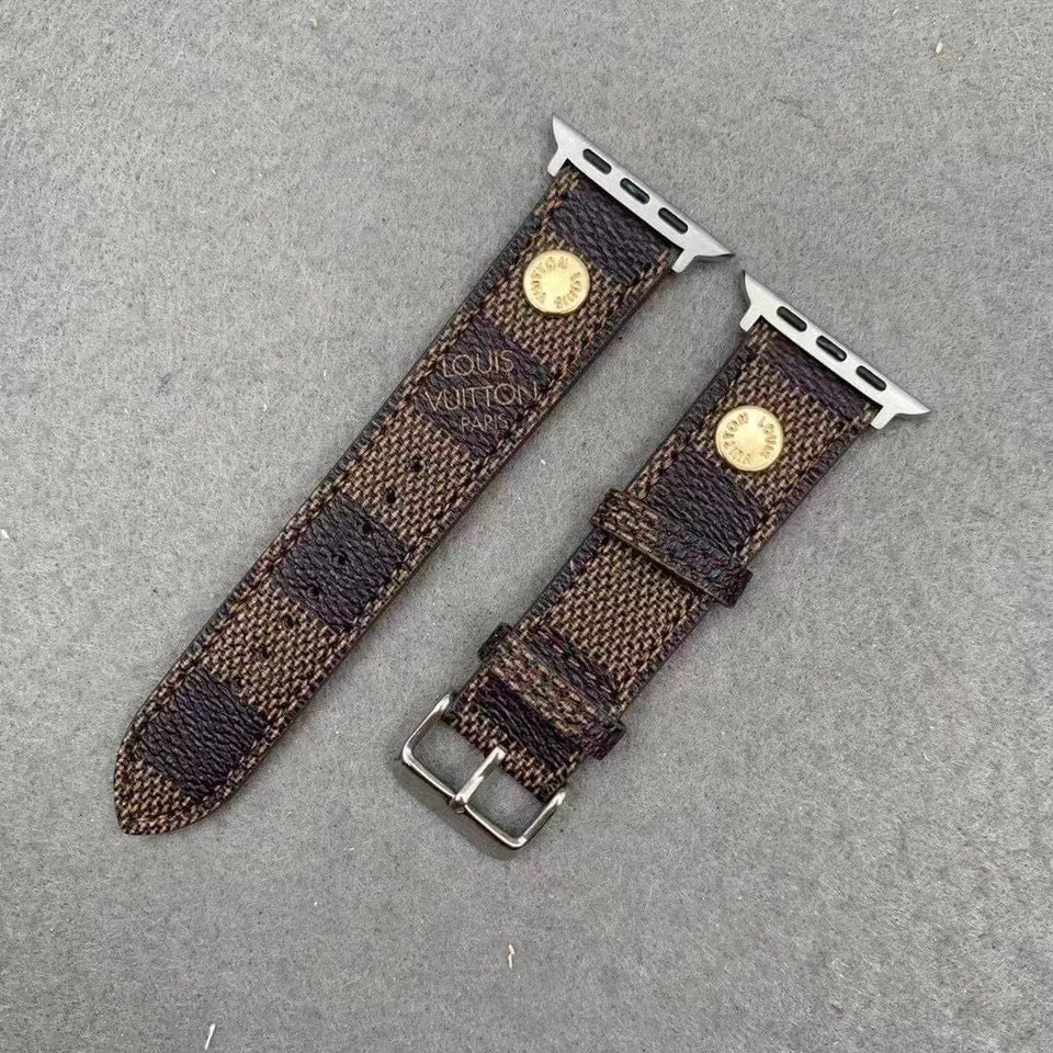 Tunde Store Louis Vuitton Elegant Leather Watch Band 38/40/41/42/44/45/49 mm