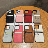 Tunde Store Louis Vuitton Embossed Monogram Zip Pocket Card iPhone Case