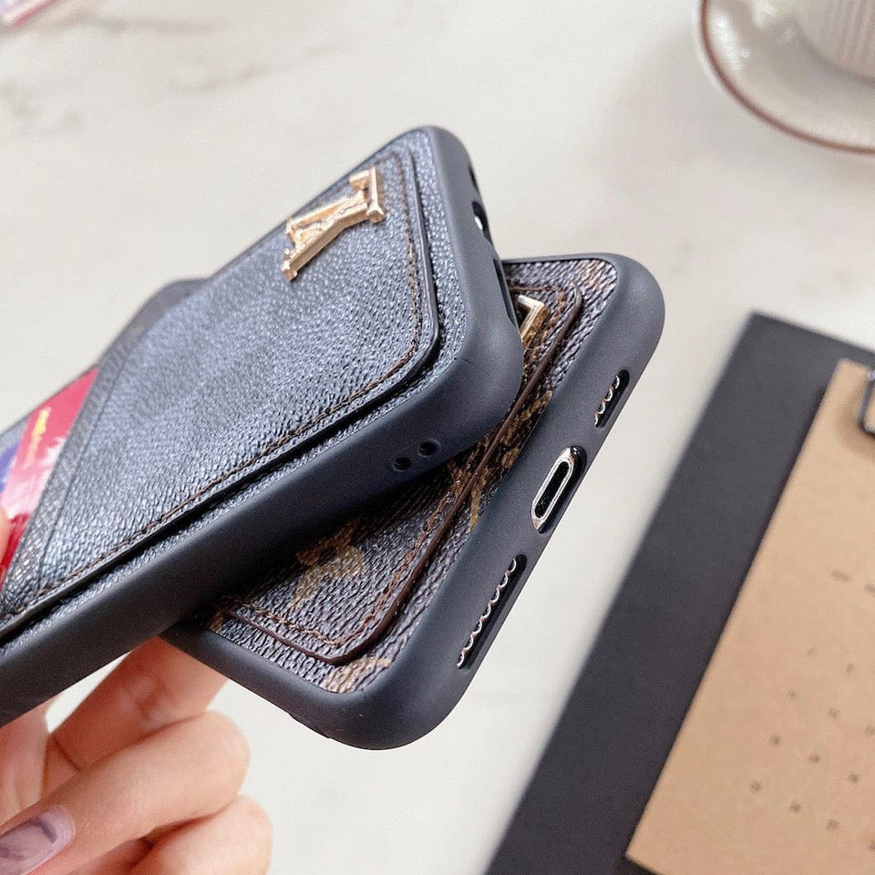 Tunde Store Louis Vuitton & Gucci iPhone Case Collection - Famous Patterns with Integrated Wallet