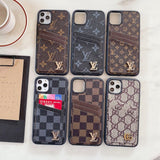 Tunde Store Louis Vuitton & Gucci iPhone Case Collection - Famous Patterns with Integrated Wallet
