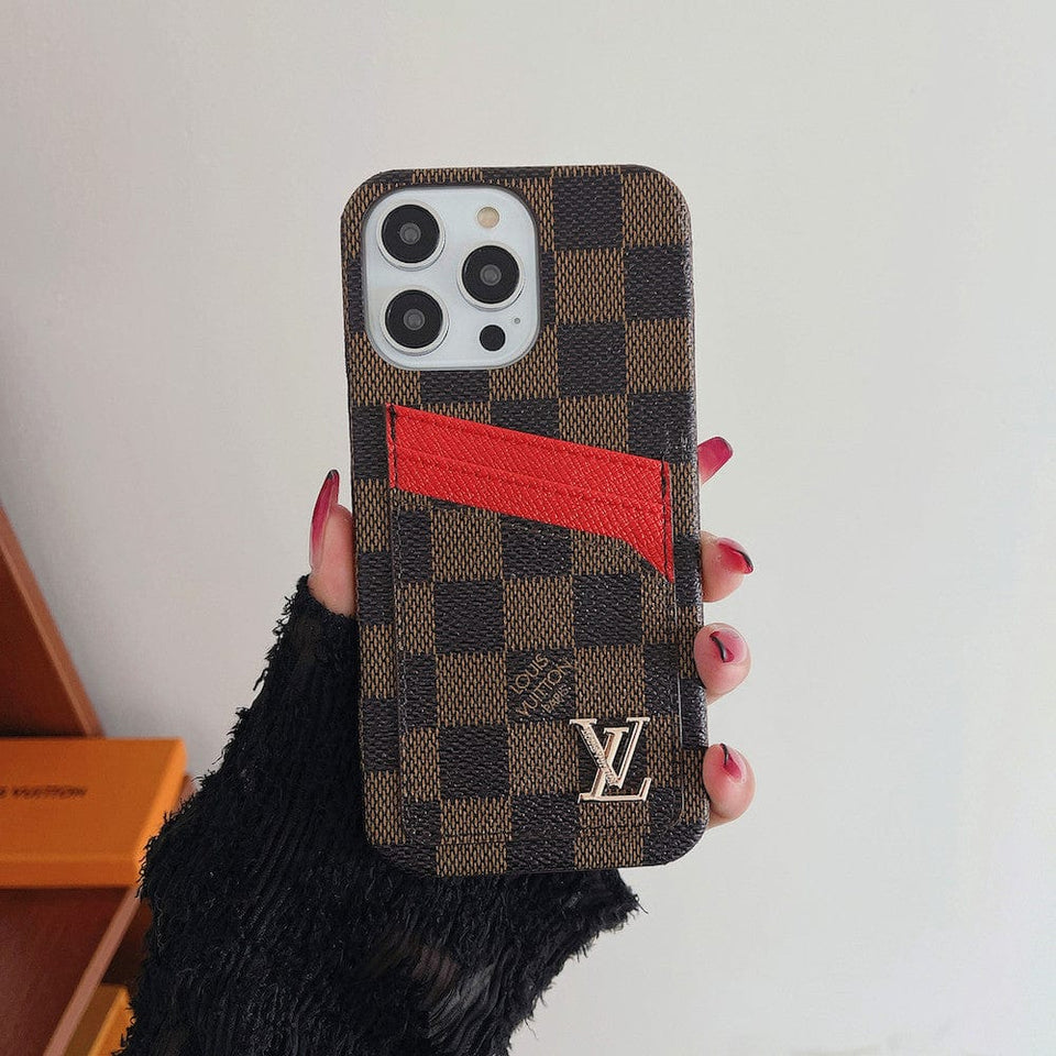 Tunde Store Louis Vuitton iPhone Cases with Extra Pouch - New Edition