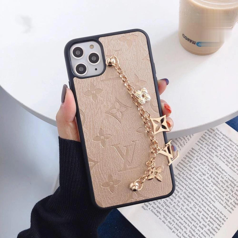 Tunde Store Louis Vuitton Leather iPhone 13 to 15 Cases