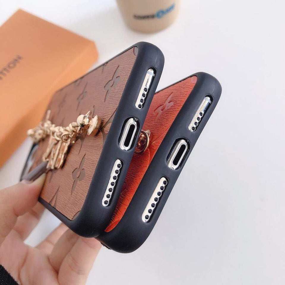 Tunde Store Louis Vuitton Leather iPhone 13 to 15 Cases