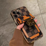 Tunde Store Louis Vuitton Luxury iPhone 15 Wallet Case