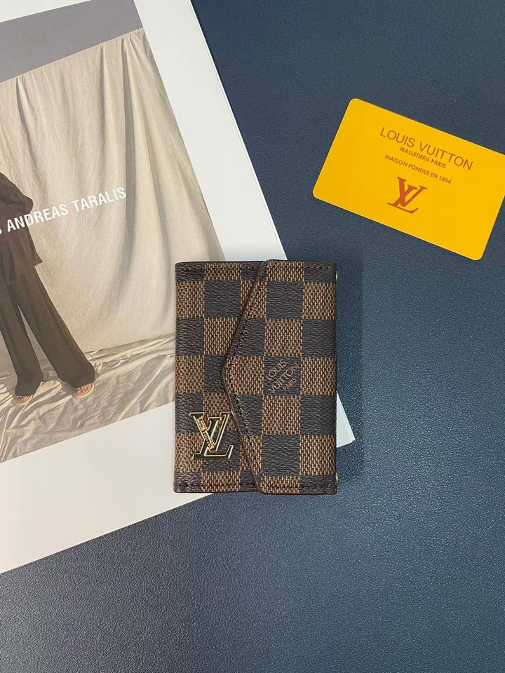 Tunde Store Louis Vuitton Monogram and Checkered Credit Card Holders wallet with LV Logo
