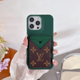 Tunde Store Louis Vuitton Monogram Card Slot Leather iPhone Case