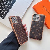 Tunde Store Louis Vuitton Monogram iPhone Cases with Rose Gold Trim - Lens Accessory Gift