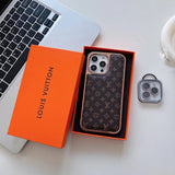 Tunde Store Louis Vuitton Monogram iPhone Cases with Rose Gold Trim - Lens Accessory Gift