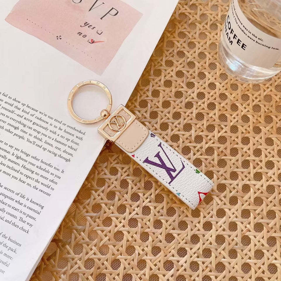 Tunde Store Louis Vuitton Monogram Key Holders with Gold Ring | LV Keychain