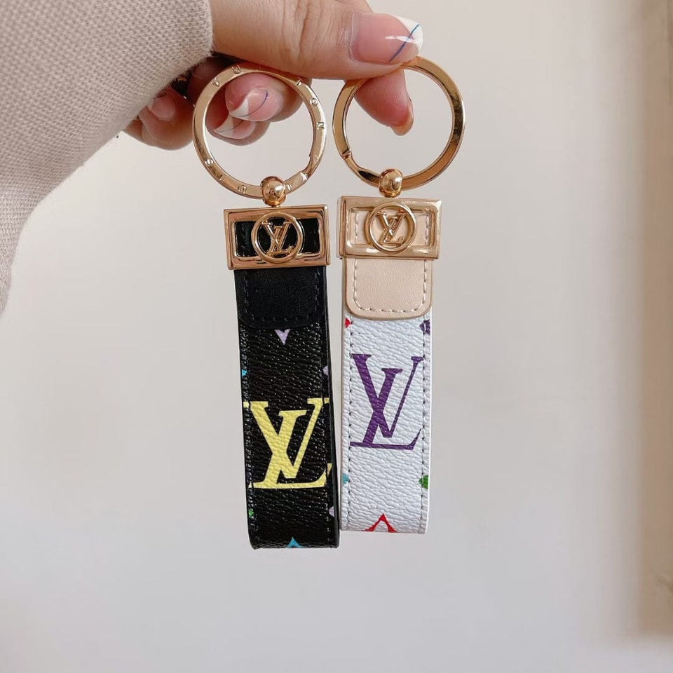 Tunde Store Louis Vuitton Monogram Key Holders with Gold Ring | LV Keychain