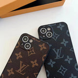 Tunde Store Louis Vuitton Premium Leather iPhone Cover for iPhone 14, and iPhone 15 Series