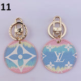 Tunde Store Louis Vuitton Rounded Leather Keychain | Bag Keychain
