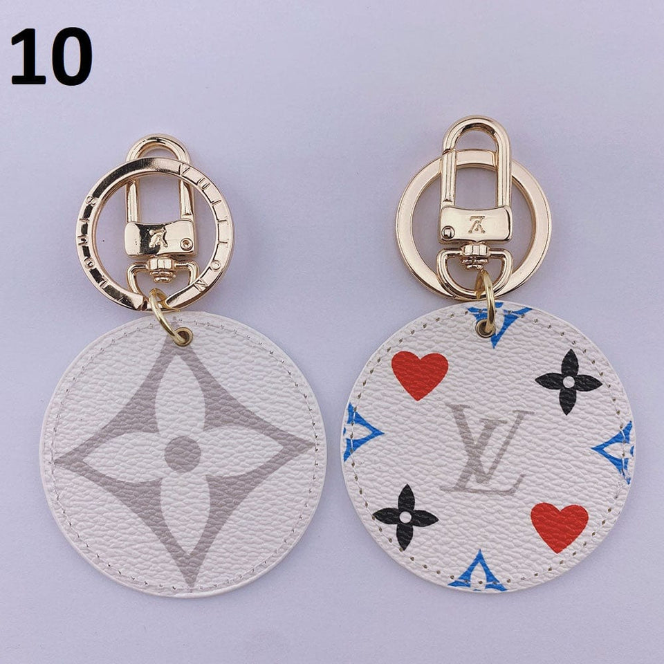 Tunde Store Louis Vuitton Rounded Leather Keychain | Bag Keychain