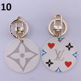 Tunde Store Louis Vuitton Rounded Leather Keychain | Bag Keychain