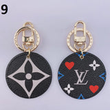 Tunde Store Louis Vuitton Rounded Leather Keychain | Bag Keychain