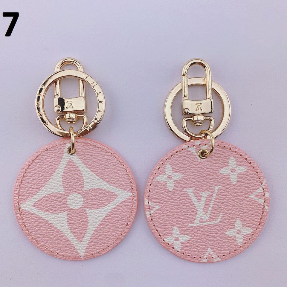 Tunde Store Louis Vuitton Rounded Leather Keychain | Bag Keychain