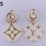 Tunde Store Louis Vuitton Rounded Leather Keychain | Bag Keychain