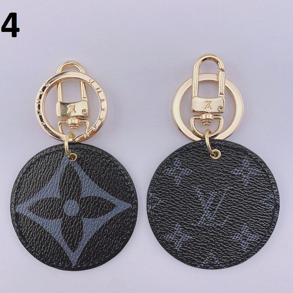 Tunde Store Louis Vuitton Rounded Leather Keychain | Bag Keychain