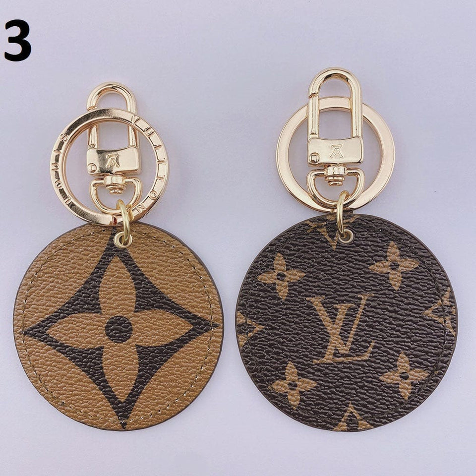 Tunde Store Louis Vuitton Rounded Leather Keychain | Bag Keychain