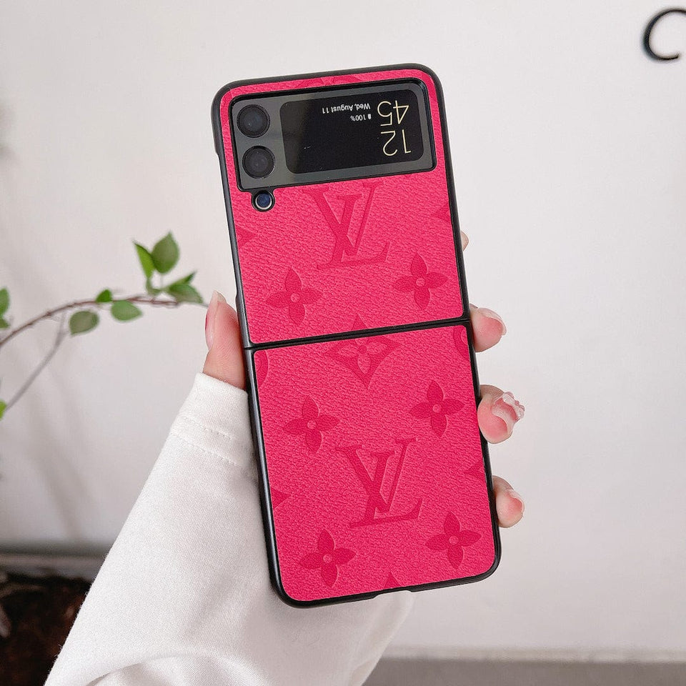 Tunde Store Louis Vuitton Z Flip Phone Cases | Luxurious Craftsmanship with Black Frame