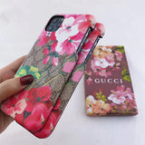 Tunde Store Luxurious Gucci Blooms Leather Phone Case Cover For Huawei