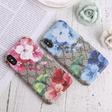 Tunde Store Luxurious Gucci Blooms Leather Phone Case Cover For Huawei