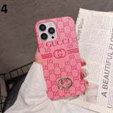 Tunde Store Luxurious Gucci Leather Case for iPhone 16 | iPhone 15 | iPhone 14