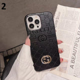 Tunde Store Luxurious Gucci Leather Case for iPhone 16 | iPhone 15 | iPhone 14