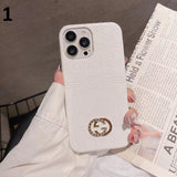 Tunde Store Luxurious Gucci Leather Case for iPhone 16 | iPhone 15 | iPhone 14