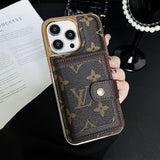 Tunde Store Luxurious Louis Vuitton iPhone Case | LV Pocket Wallet Phone Case