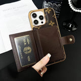 Tunde Store Luxurious Louis Vuitton iPhone Case | LV Pocket Wallet Phone Case