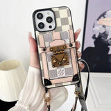 Tunde Store Luxury and Protection iPhone 15 Case with Hand Strap