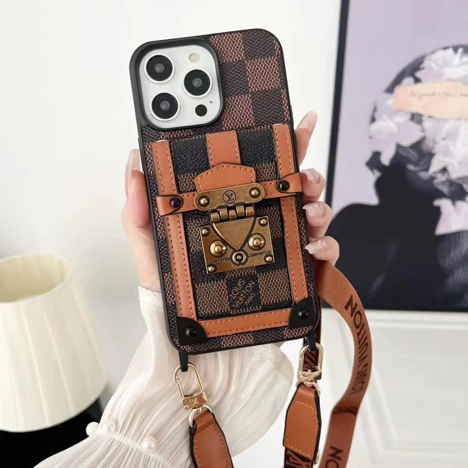 Tunde Store Luxury and Protection iPhone 15 Case with Hand Strap