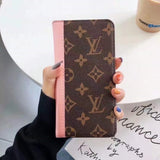 Tunde Store New Leather Louis Vuitton and Gucci Folio Cases for iPhone 15