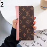 Tunde Store New Leather Louis Vuitton and Gucci Folio Cases for iPhone 15