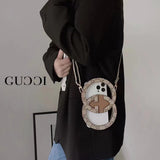 Tunde Store New Luxury Gucci Crossbody Phone Holder Bag/wallet