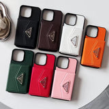 Tunde Store Prada-Inspired Designer iPhone Case with Card Holder – Available for iPhone 13 to iPhone 16