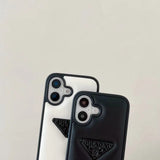 Tunde Store Prada Leather iPhone Case Black And White