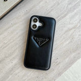Tunde Store Prada Leather iPhone Case Black And White