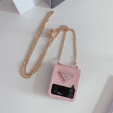 Tunde Store Prada Z Flip/Z Fold Phone Cases with Detachable Strap