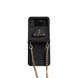 Tunde Store Prada Z Flip/Z Fold Phone Cases with Detachable Strap