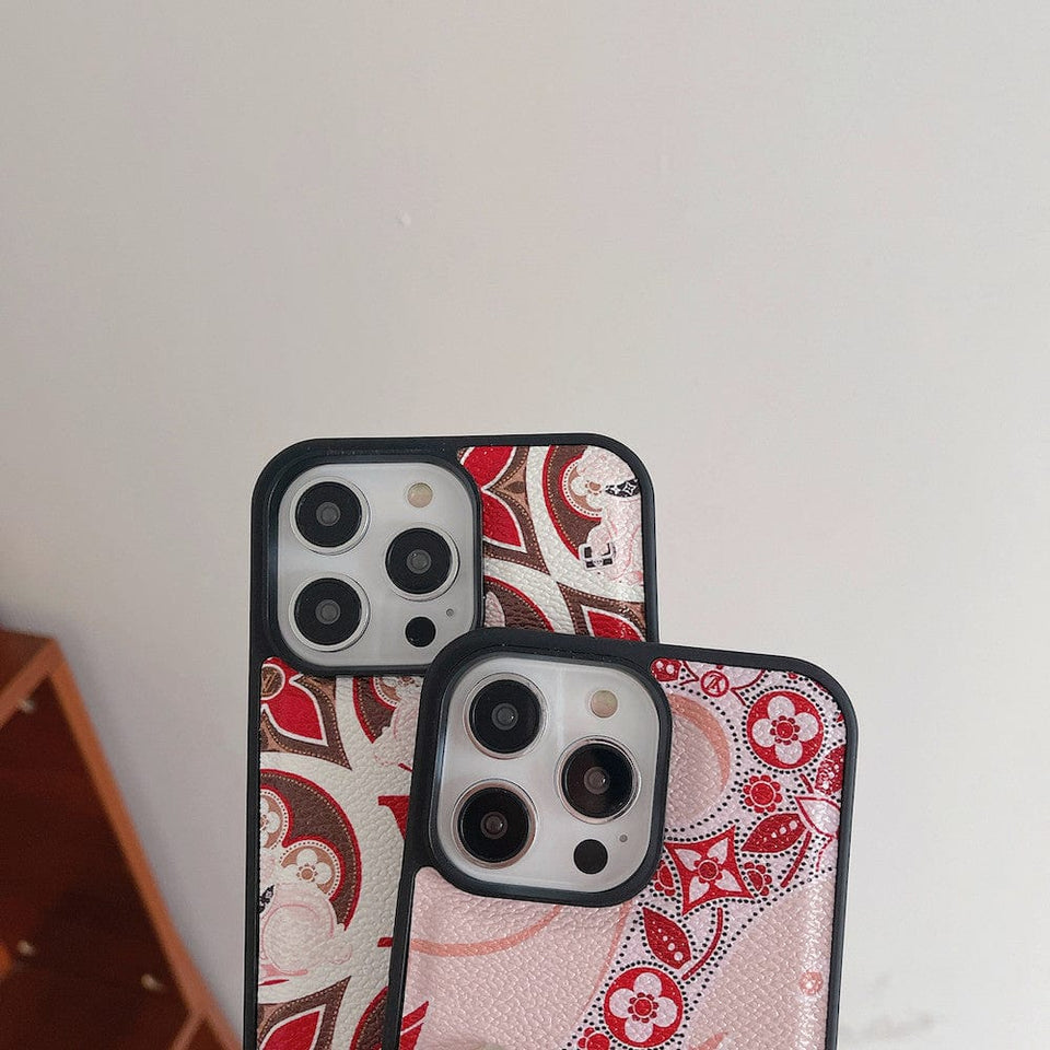 Tunde Store Red and Pink Louis Vuitton iPhone Cases - Perfect Fit for Various iPhone Models