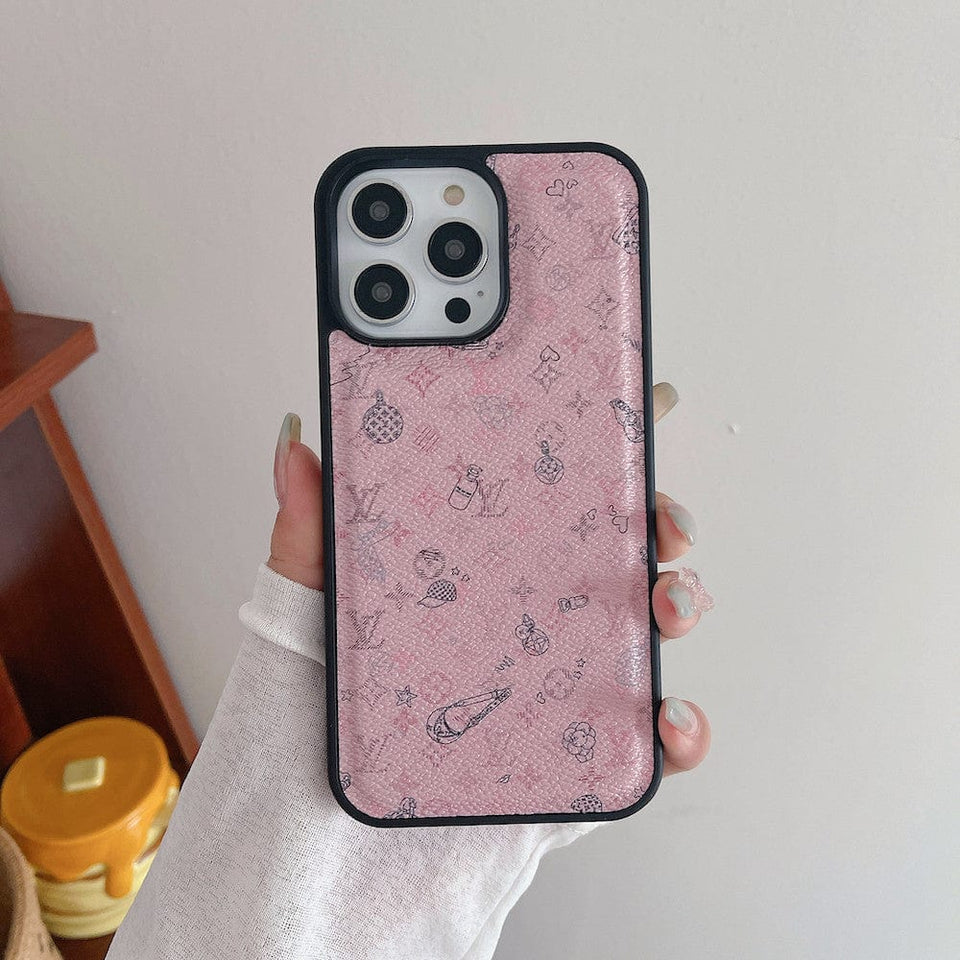 Tunde Store Red and Pink Louis Vuitton Samsung Cases
