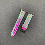 Tunde Store Smooth Leather Louis Vuitton Watch Band 38/40/41/42/44/45/49 mm