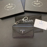 Tunde Store Stylish Prada Card Holder Wallet with keychain Holder